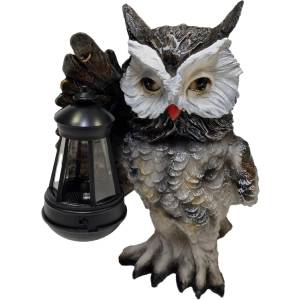 Solar Powered Garden Owl Ornament